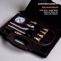 Компрессометр бензиновый, 0-20 атм, кейс, 8 предметов