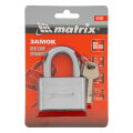 Замок навесной, хромированное покрытие 60 мм Matrix