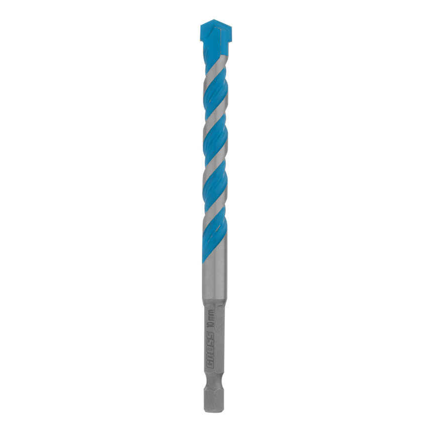 Сверло универсальное, Multipurpose PRO, 6-гр. хвостовик, 10мм Gross