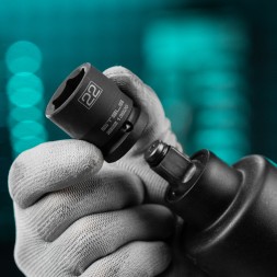 Головка ударная шестигранная, 22 мм, 1/2, CrMo Stels