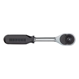 Ключ-трещотка 1/2", 45 зубьев, с быстрым сбросом, CrV, хром Сибртех
