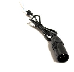 Кабель питания XLR 3 PIN длинна 80 см (папа)
