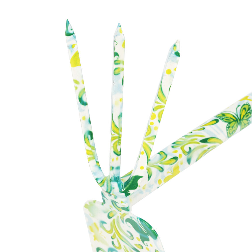 Мотыжка комбинированная, 65 х 310 мм, стальная, пластиковая рукоятка, Flower Green, Palisad