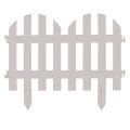 Забор декоративный "Романтика", 28 х 300 см, белый, Palisad
