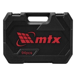 Набор инструментов 94 предмета, CrV, 1/2", 1/4" MTX