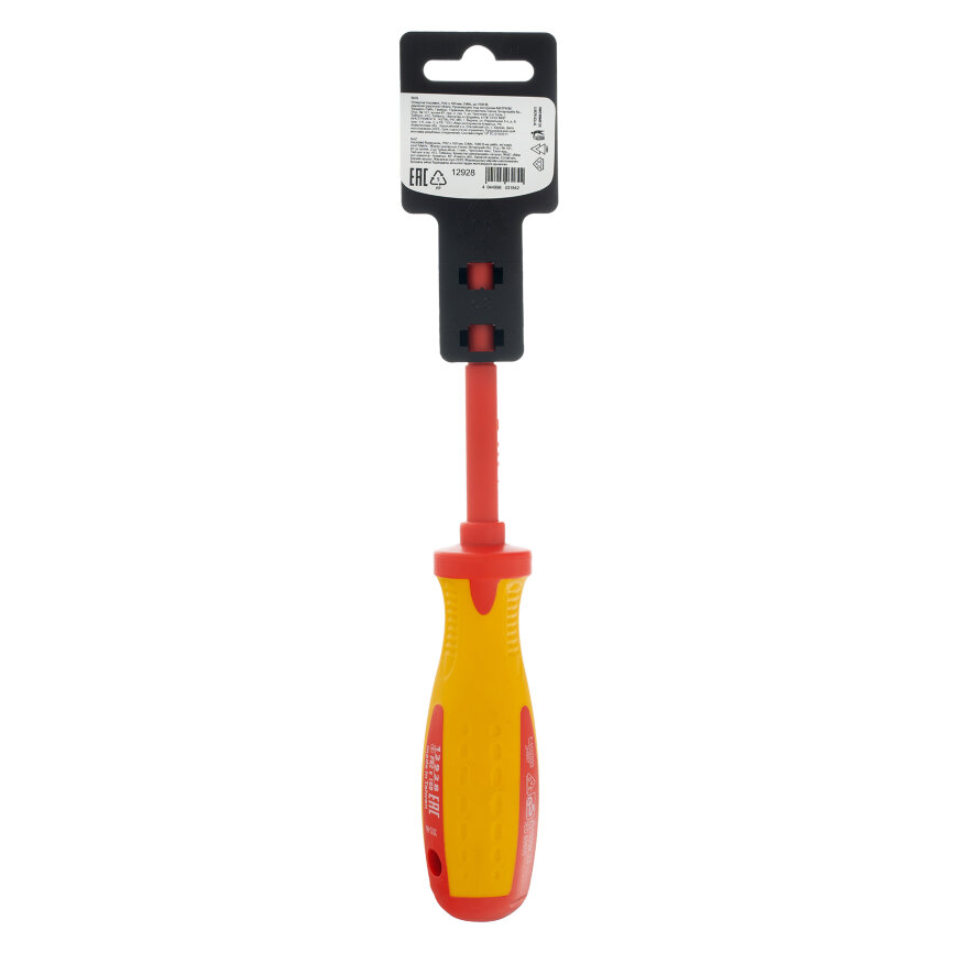 Отвертка Insulated, PH2 x 100 мм, CrMo, до 1000 В, двухкомпонентная рукоятка Matrix Professional