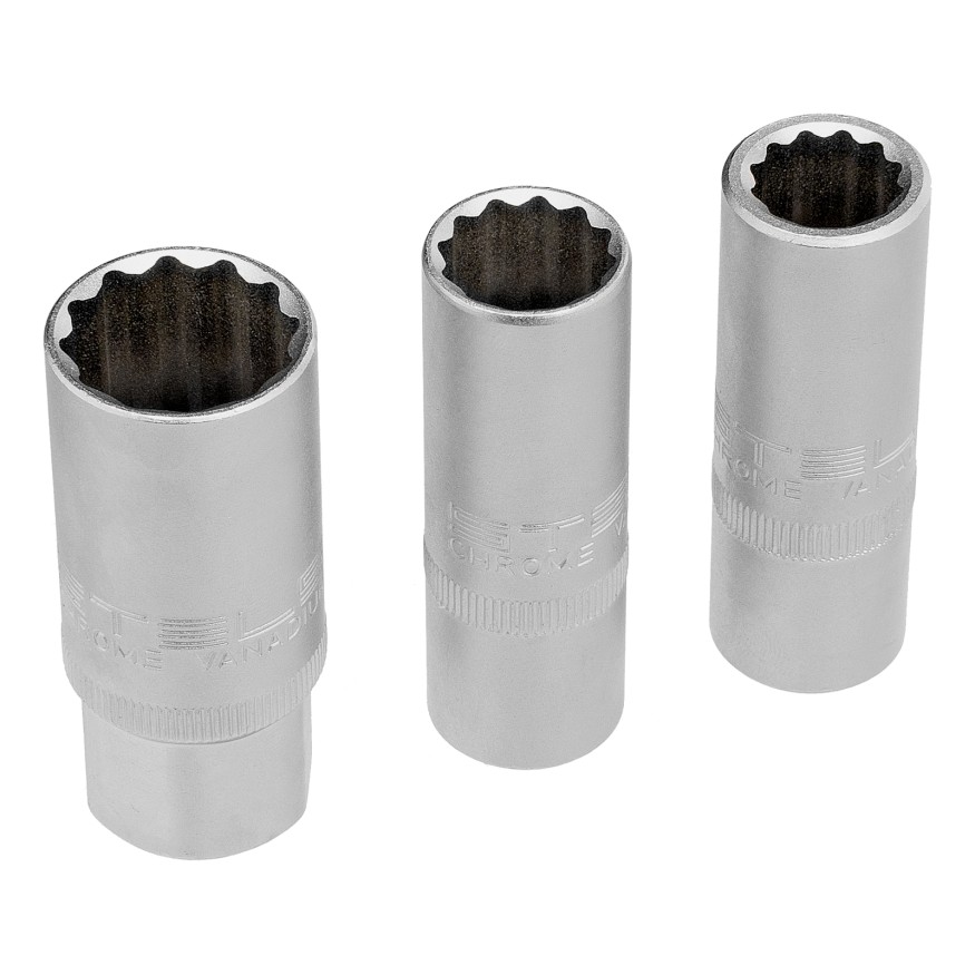 Набор инструментов, 1/4", 3/8", 1/2", Cr-V, S2, усиленный кейс, 151 предмет Stels