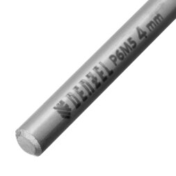 Сверло спиральное по металлу 4 x 75 мм, Р6М5, Golden Tip  Denzel