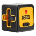Лазерный уровень DQB, 30 м, зеленый луч, батарейки Denzel
