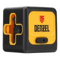 Лазерный уровень DQB, 30 м, зеленый луч, батарейки Denzel