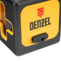 Лазерный уровень DQB, 30 м, зеленый луч, батарейки Denzel