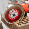Диск алмазный, отрезной Turbo, 125 х 22.2 мм, сухая резка Matrix Professional