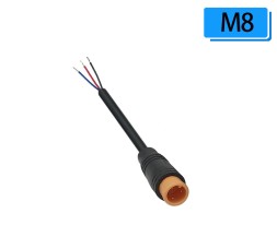 Разъем JULET M8 3PIN M (Папа) с кабелем 24см