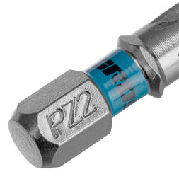 Бита PZ2х25мм, сталь S2, шестигр., 10 шт. Gross