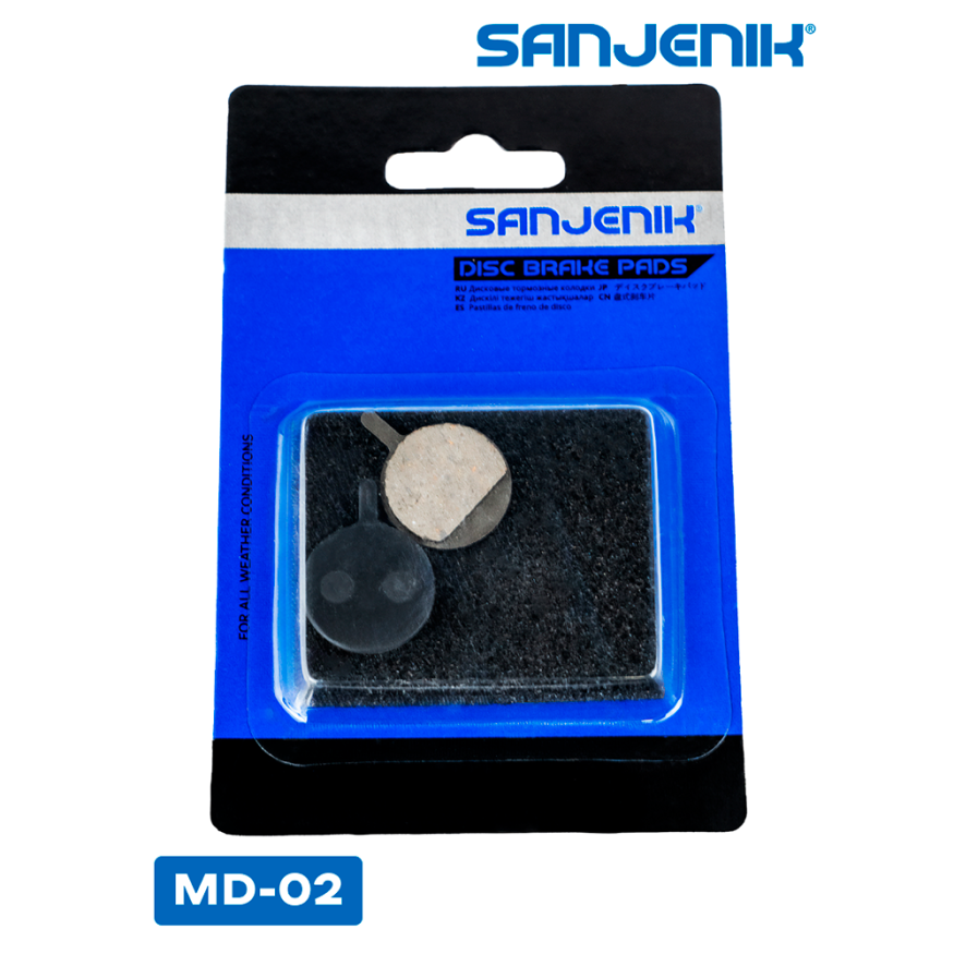 Тормозные колодки Sanjenik MD-02 для велосипедов и электросамокатов