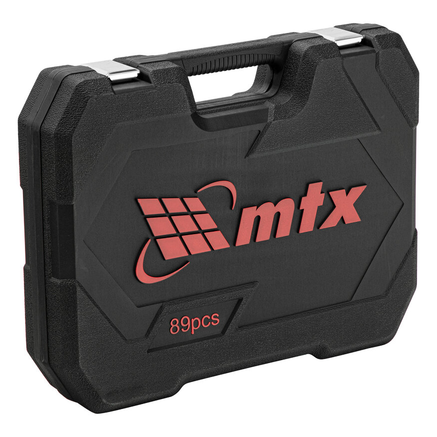 Набор инструментов 89 предметов, CrV 1/2", 1/4" MTX