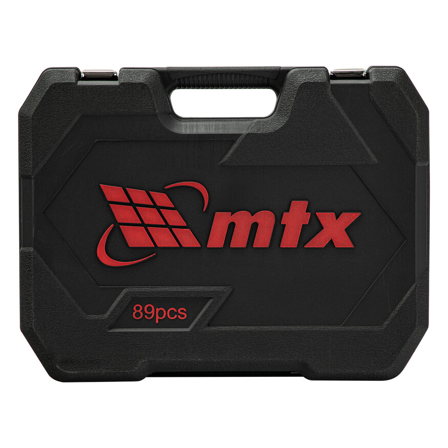 Набор инструментов 89 предметов, CrV 1/2", 1/4" MTX