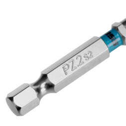 Бита PZ2х50мм, сталь S2, шестигр., отрывн., 10 шт. Gross