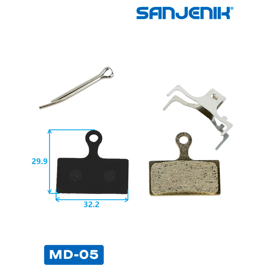 Тормозные колодки RB-D23 для Shimano XTR / XT / SLX (органические)