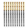 Сверло по металлу, 3 мм, HSS-Tin, Golden Tip, 10 шт. Denzel